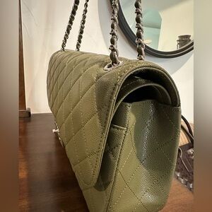 Jumbo Quilted Leather Shoulder Bag